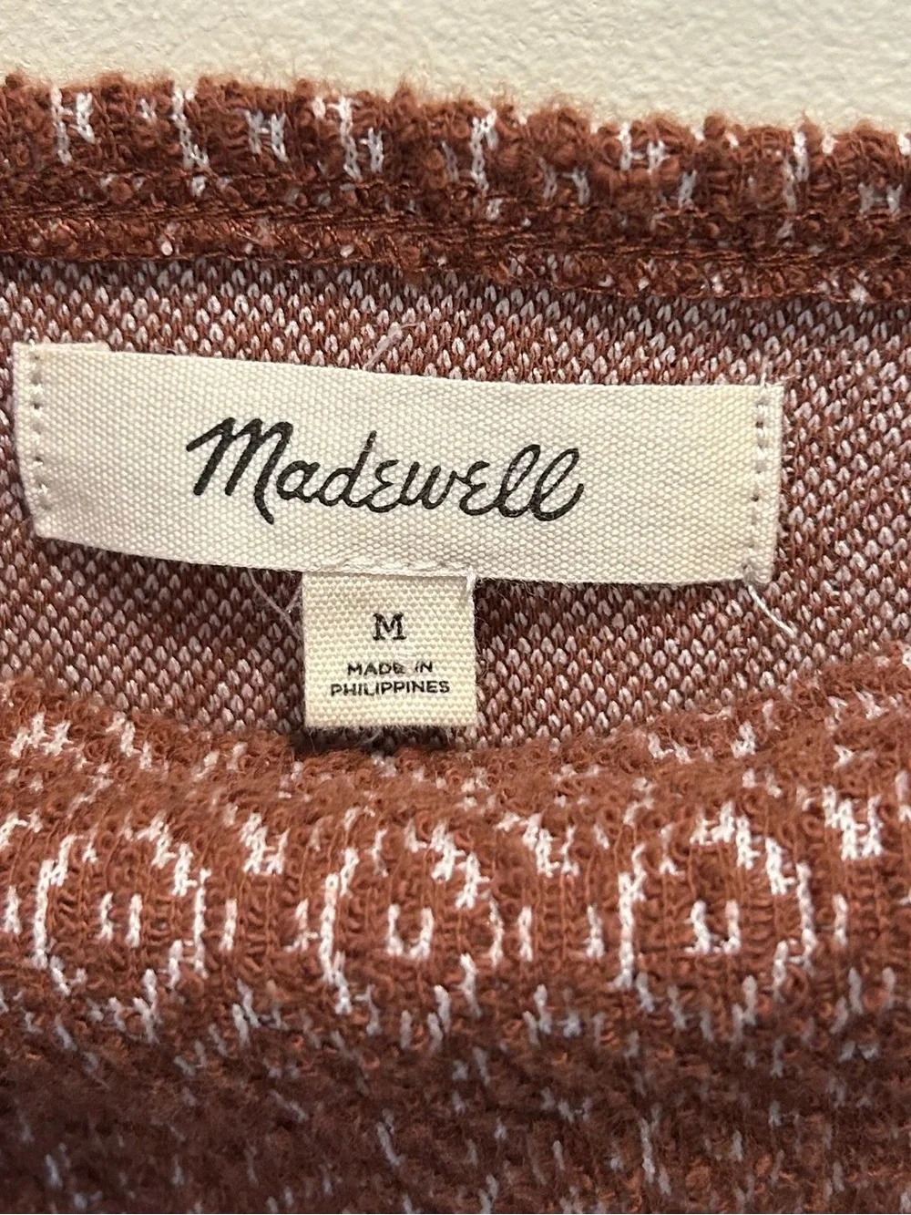 Madewell brown cream